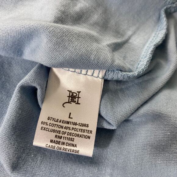 Ed Hardy Pierced Eagle Y2K Graphic Tee Tshirt Men L Blue Tattoo Goth Skater NWT - Picture 6 of 7